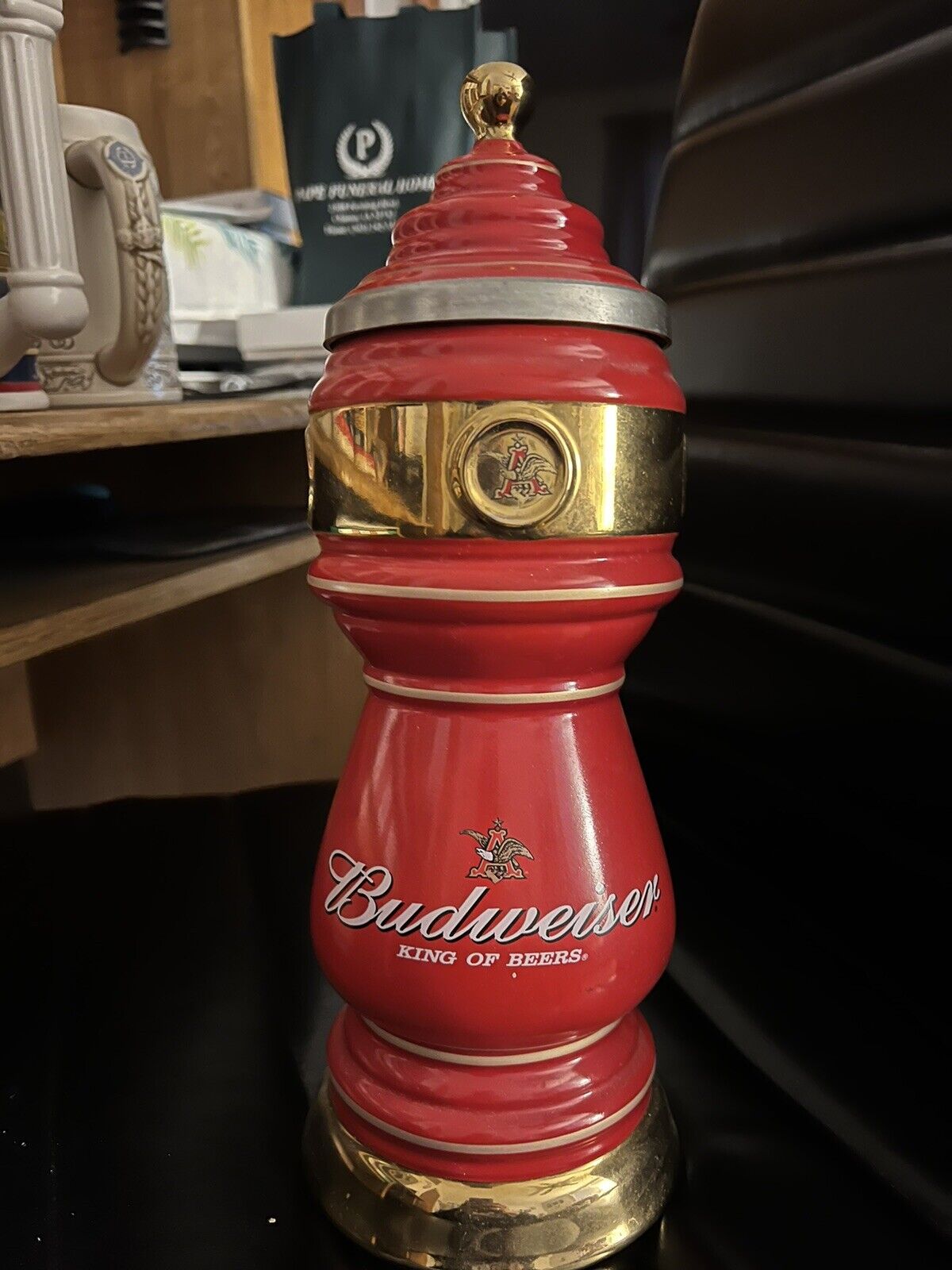 Vintage 2004 Anheuser Busch Draught Tower III Budweiser Beer CS615 Stein No Box