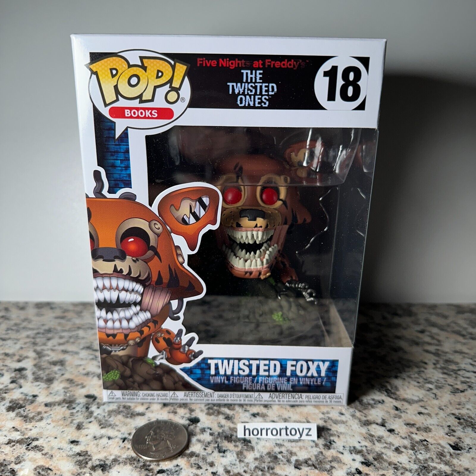 Five Nights At Freddy\'s Funko Pop FNAF Twisted Foxy 18 The Twisted Ones