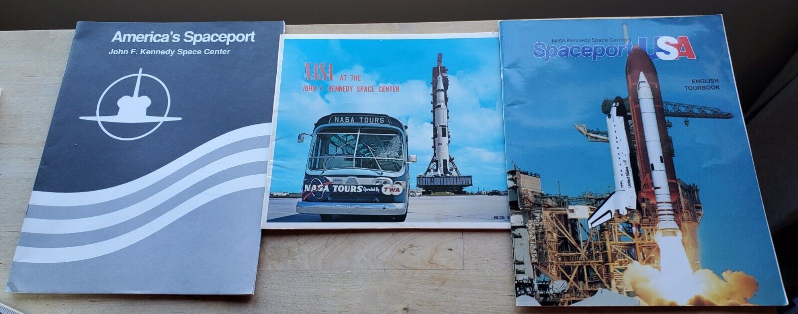 LOT OF THREE PUBLICATIONS: KENNEDY SPACE CTR: TOUR BOOKS: G-