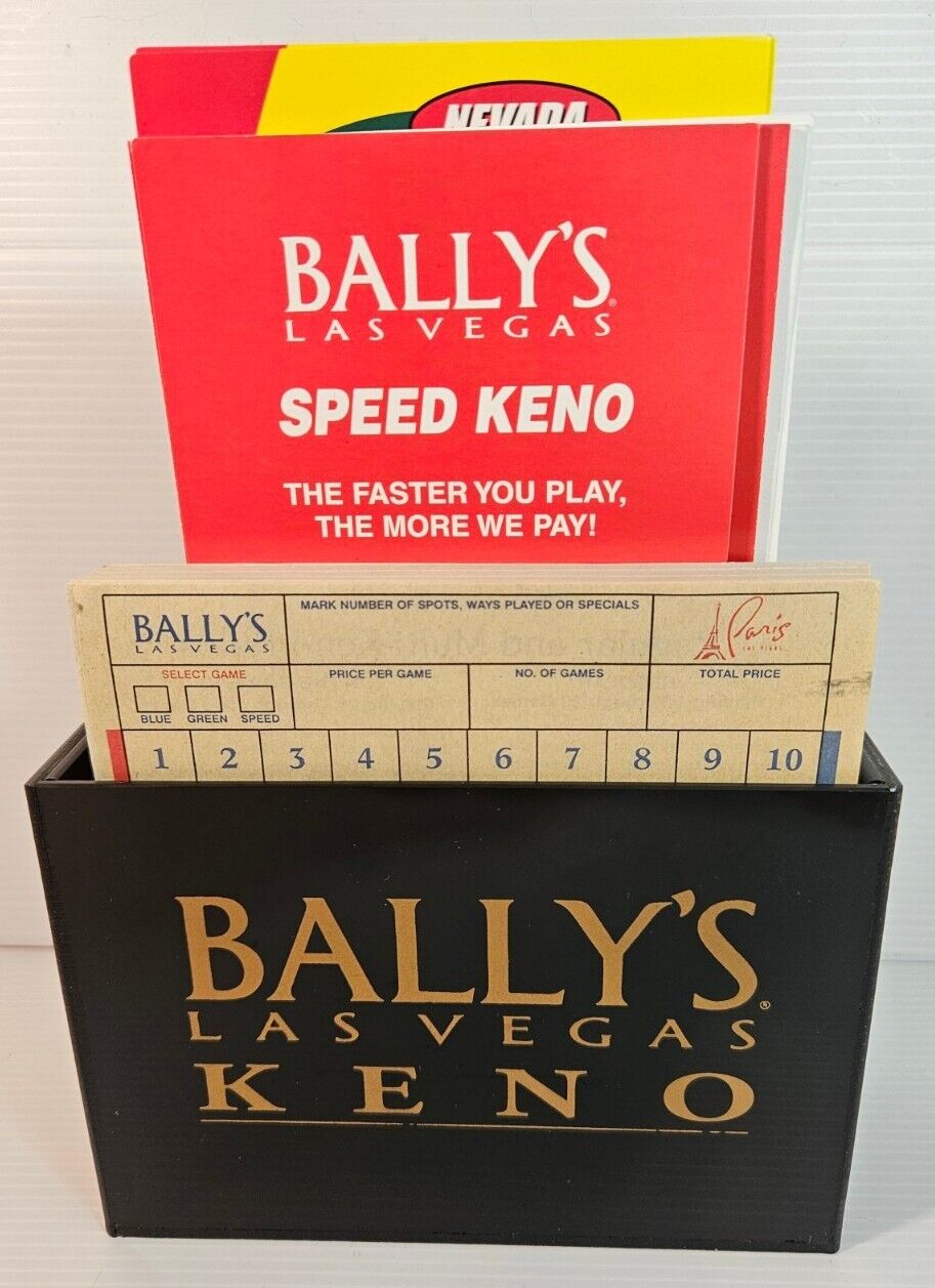 Bally\'s Casino Las Vegas Vintage Keno Rack