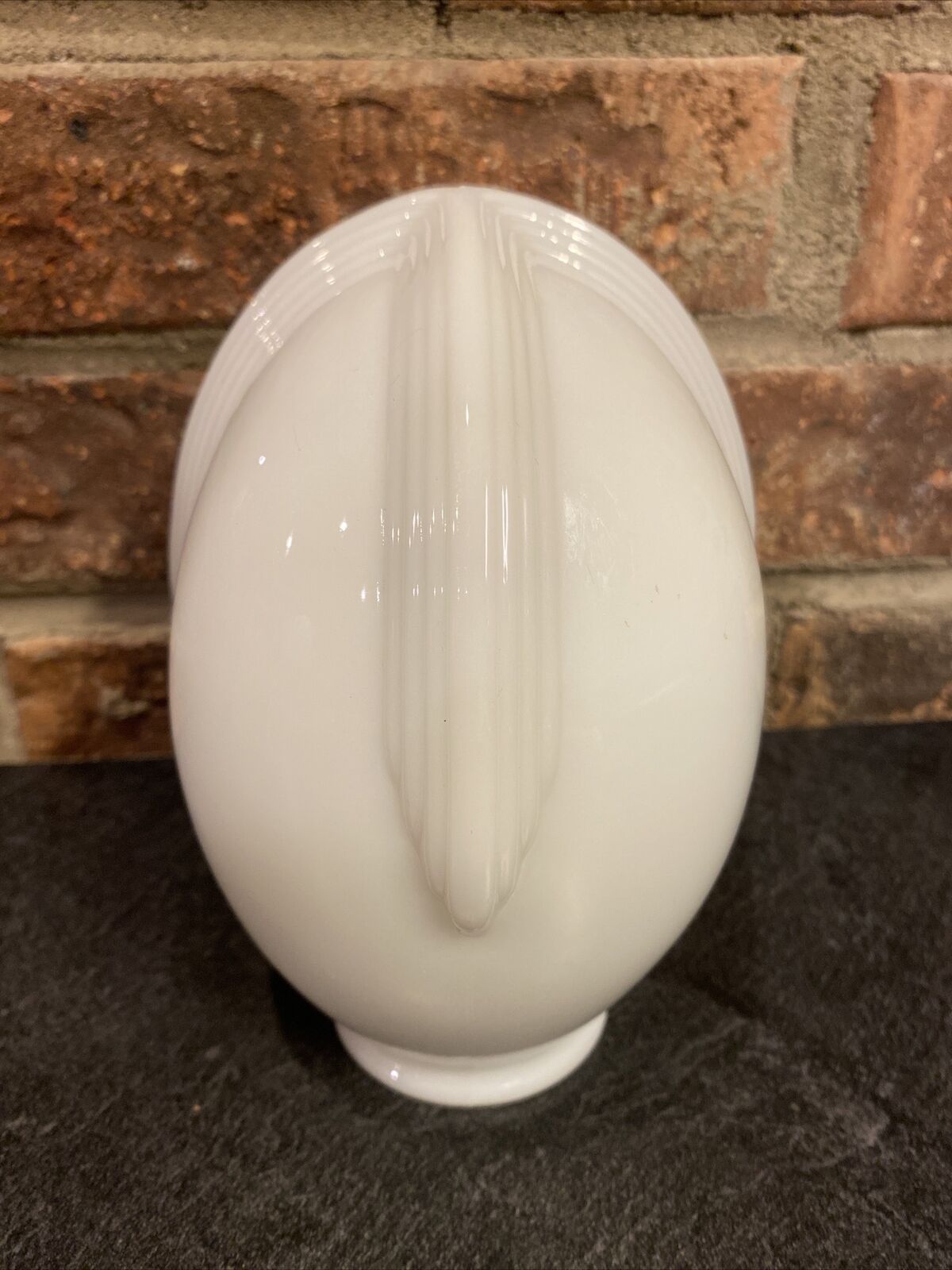Vintage Antique ART DECO Milk Glass WALL SCONCE Lamp Shade REPLACEMENT- LOOK