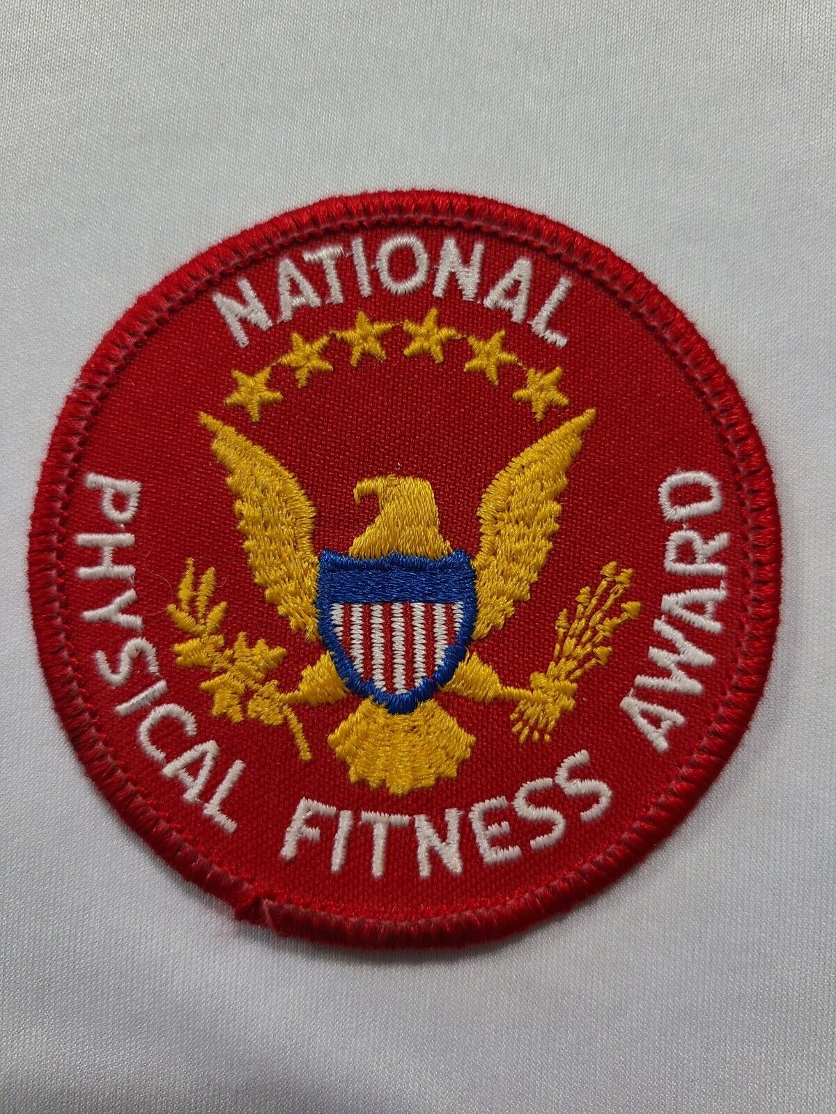 Vintage National Physical Fitness Award with Presidential Seal Patch (3\