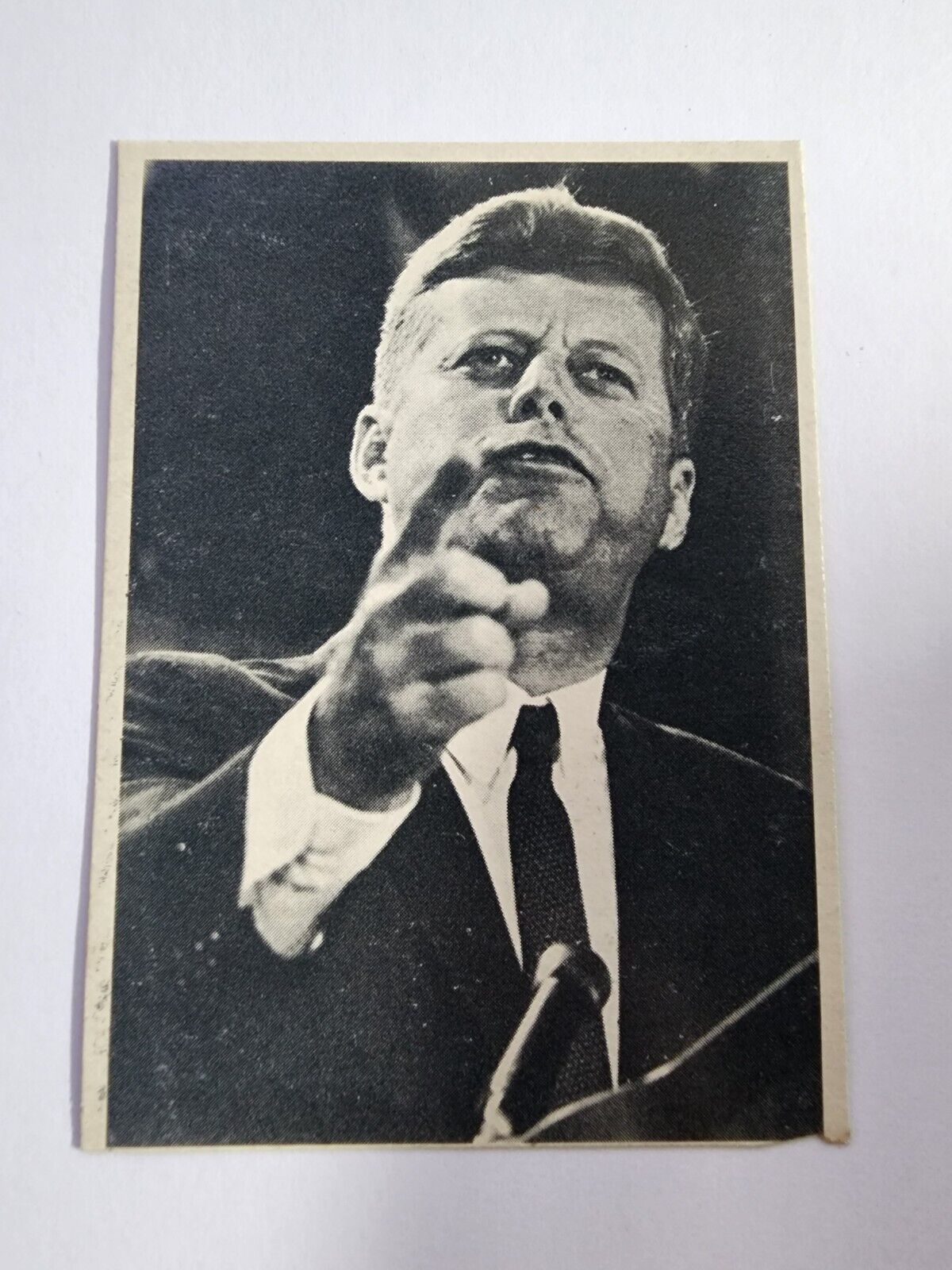 JOHN F KENNEDY trading card, 1964 Topps JFK #28