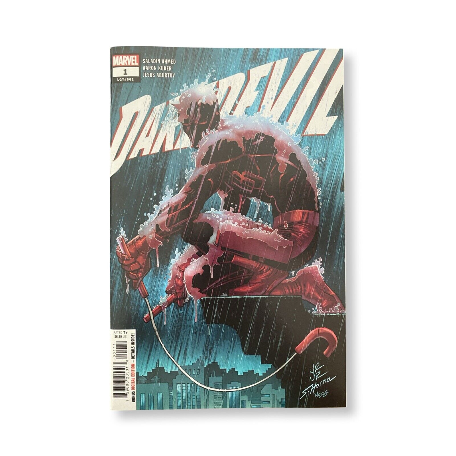 Daredevil #1 2023 NM Saladin Ahmed Aaron Kuder John Romita Jr. Marvel