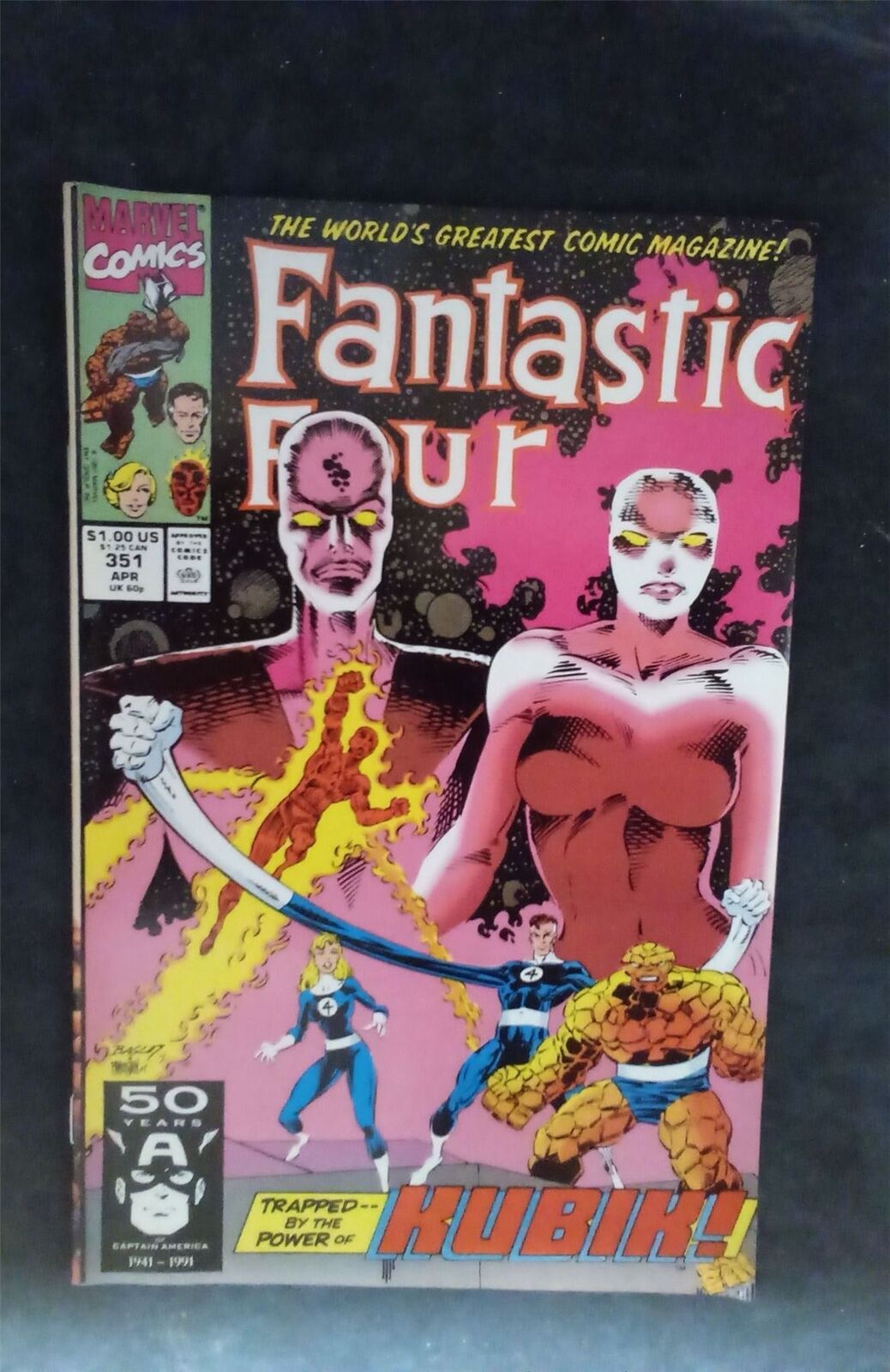 Fantastic Four #351 1991 marvel Comic Book 