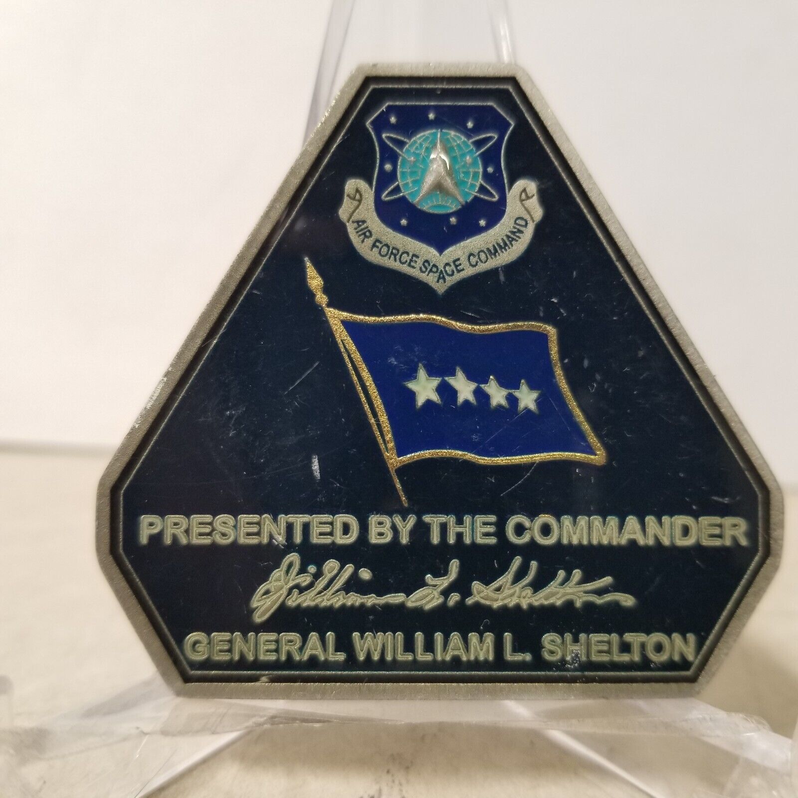 Presented By The Commander General William L Shelton Challenge Coin 