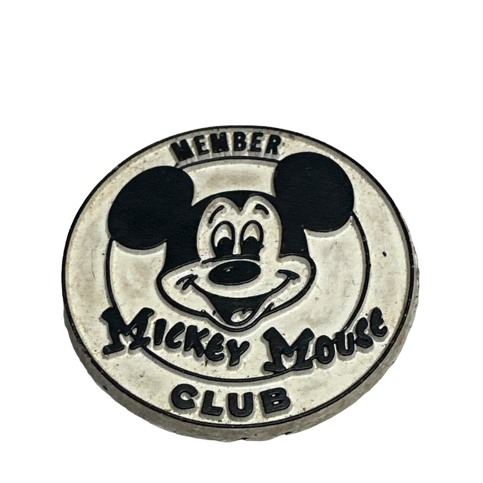 Vintage Walt Disney's Mickey Mouse Club Member Rubber Refrigerator Magnet USA
