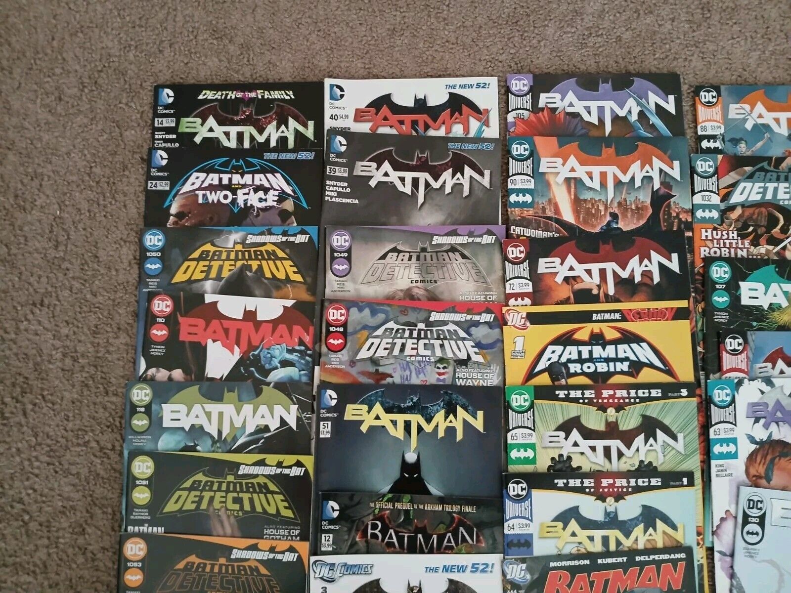 Batman Comic Lot Of 60