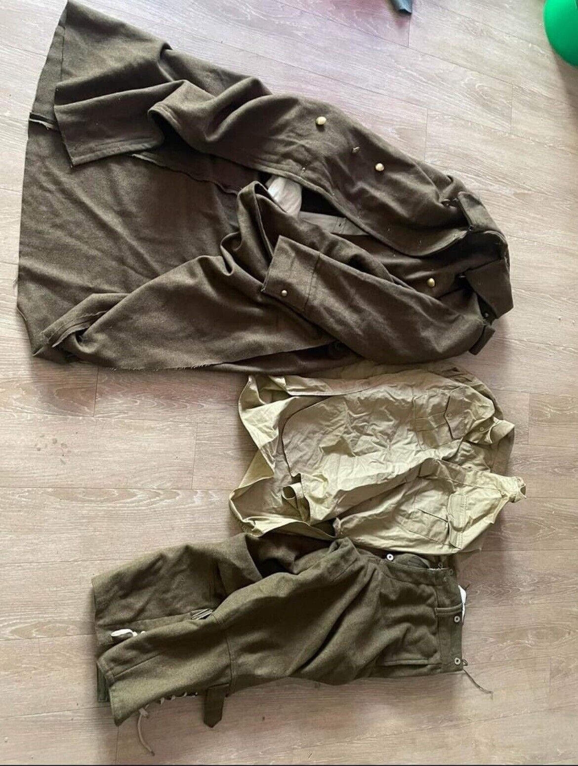 Reproduction French WWII Military Uniform Size L / Size 36 with Original Buttons