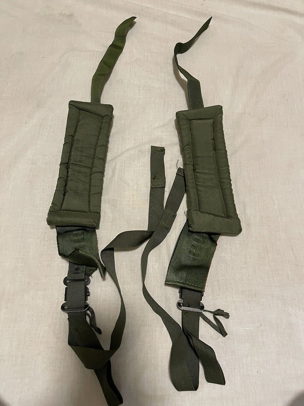 Genuine US GI Vietnam Era LC-1 Right&Left Shoulder straps for OD Alice Pack