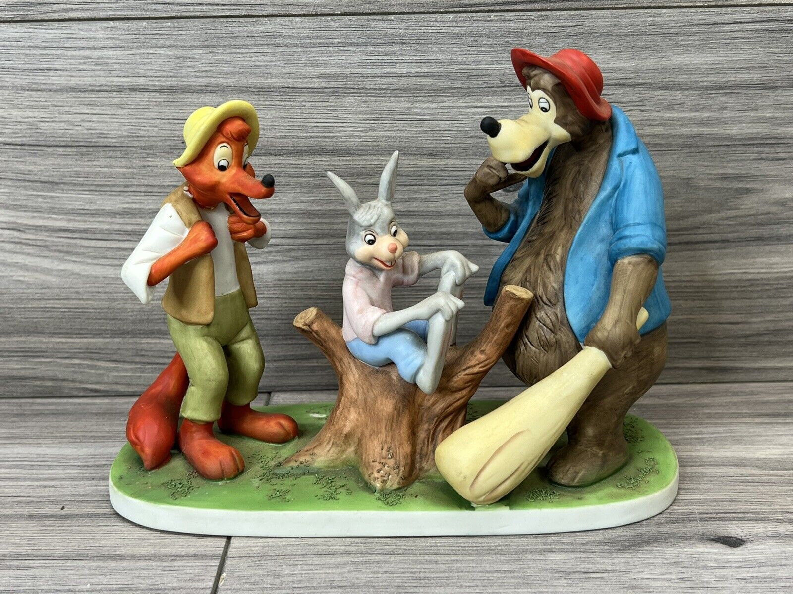 Disney Song of the South Brer Rabbit, Fox & Bear, Splash Mountain Figurine READ
