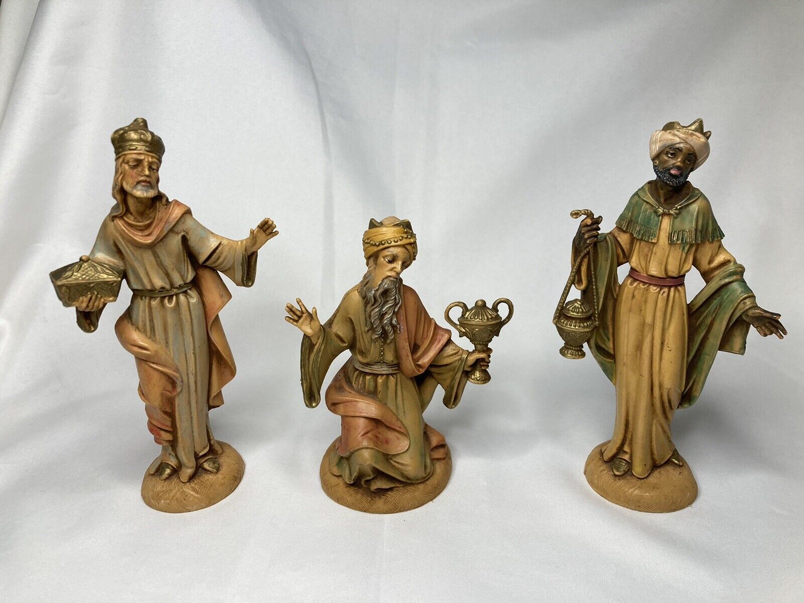 Fontanini Nativity 3 Wise Men Made In Italy 1983 There 5 1/4\' Tall