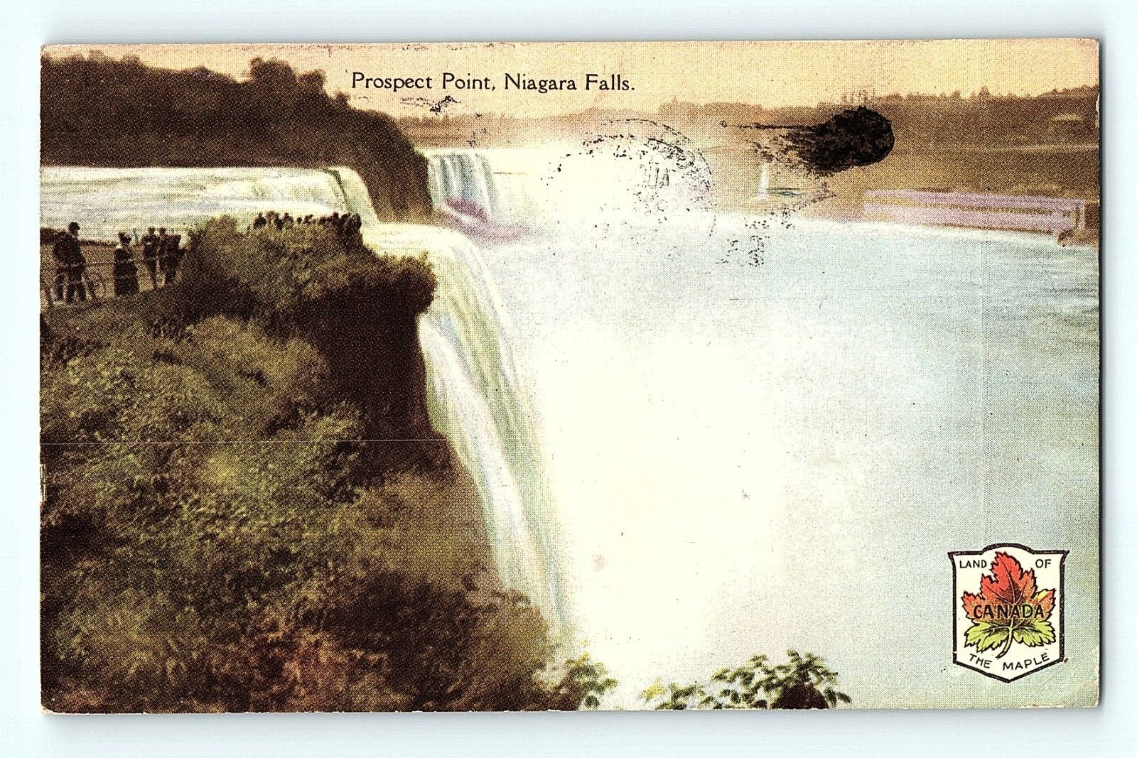 Prospect Point Niagara Falls Canada 1929 Vintage Postcard E3
