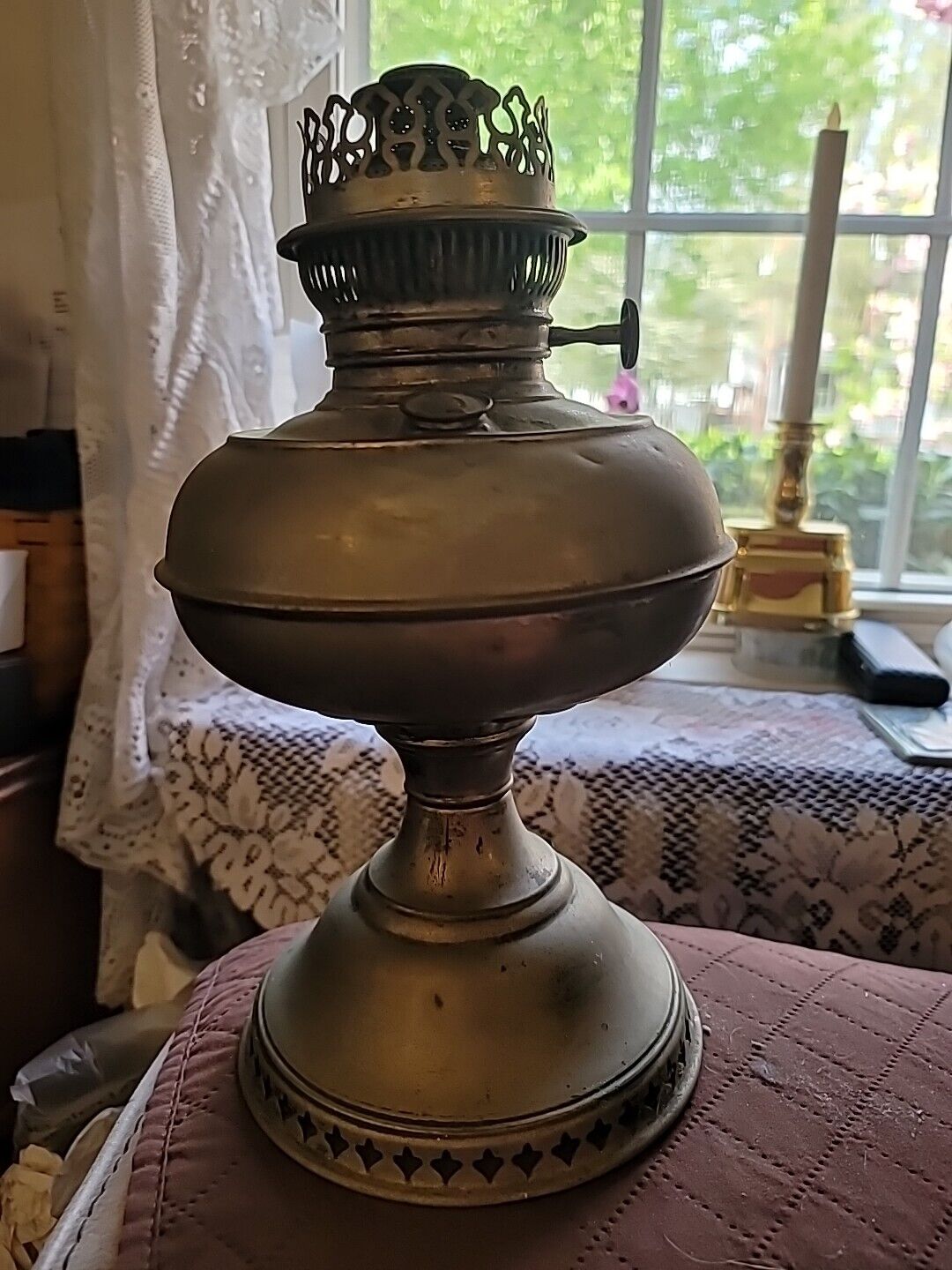 Original Antique Rayo Kerosene Oil Lamp From 1905