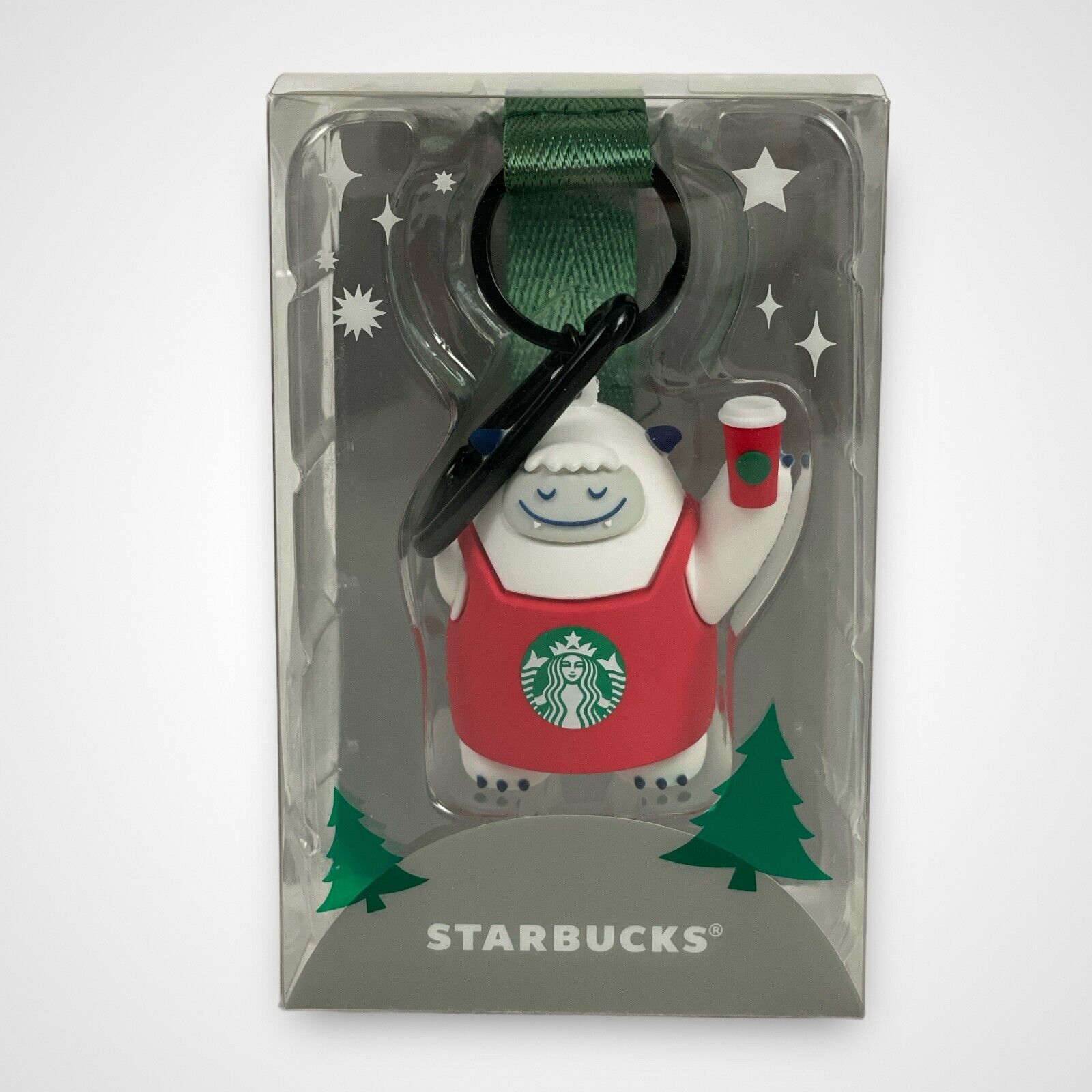 Starbucks Snow Monster Winter Theme Gift Keychain Holiday