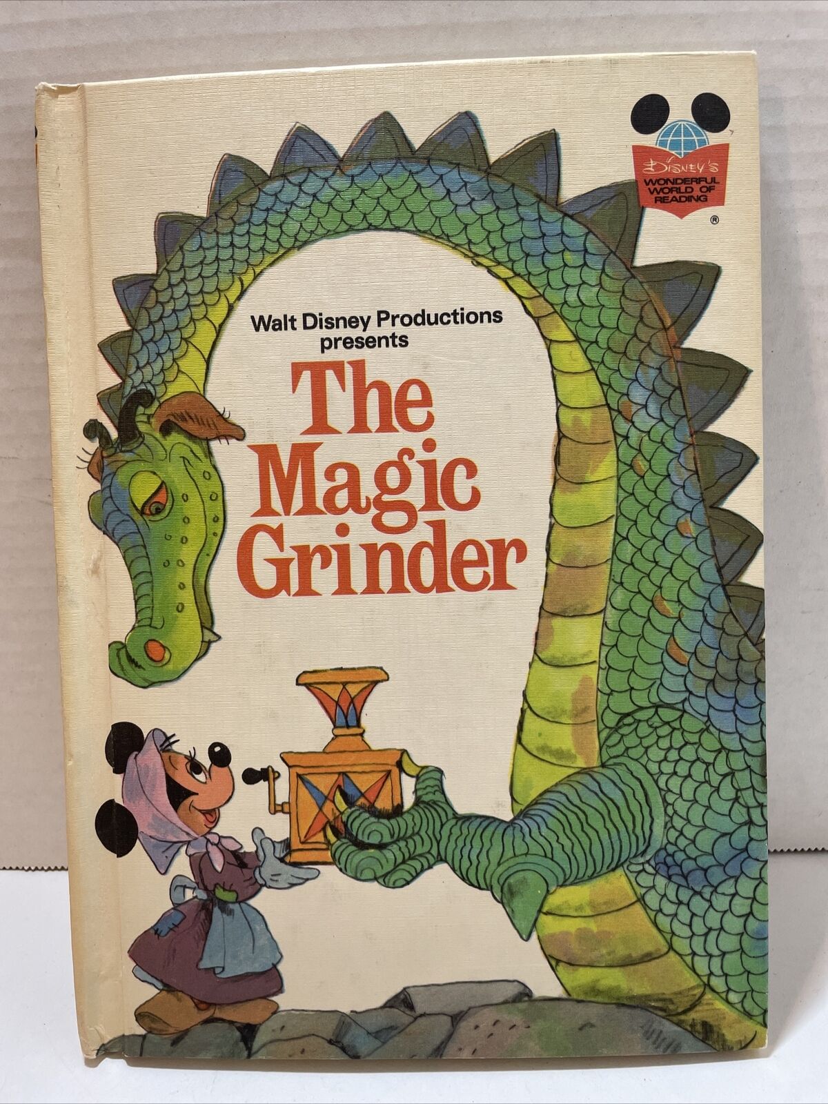 Vintage Minnie Mouse The Magic Grinder Book 1975 Walt Disney Mickey Hardcover