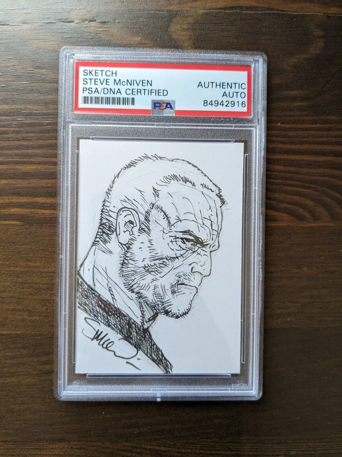 Old Man Logan Wolverine By Steve McNiven Original Art Sketch Card 2.5x3.5