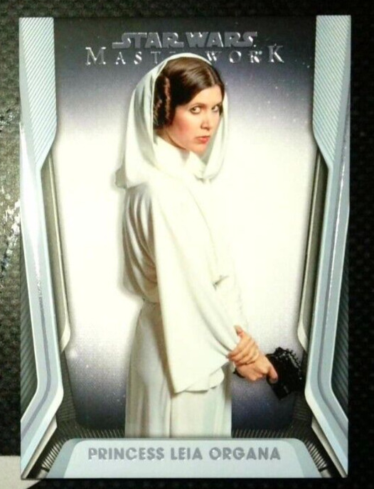 2021 Topps Star Wars Masterwork #79 Princess Leia Organa. Thick Card