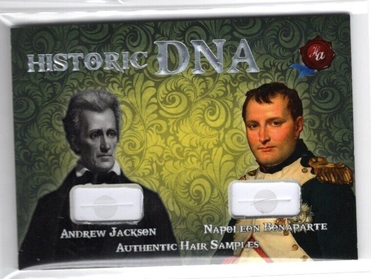 2022 Historic Autographs Andrew Jackson Napoleon Bonaparte Hair Sample Relic /30