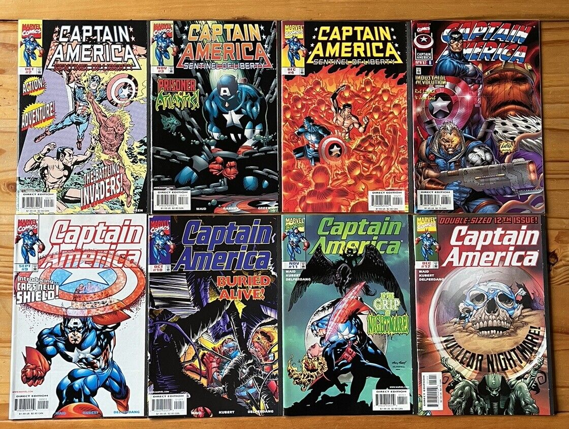 Captain America Lot Of 8 Sentinel Of Liberty More See Pictures