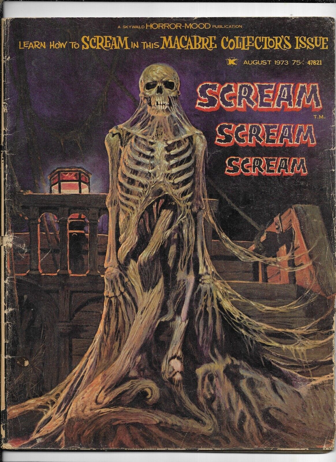Scream #1 Magazine (Skywald 1973) 1st Nosferatu Low Grade