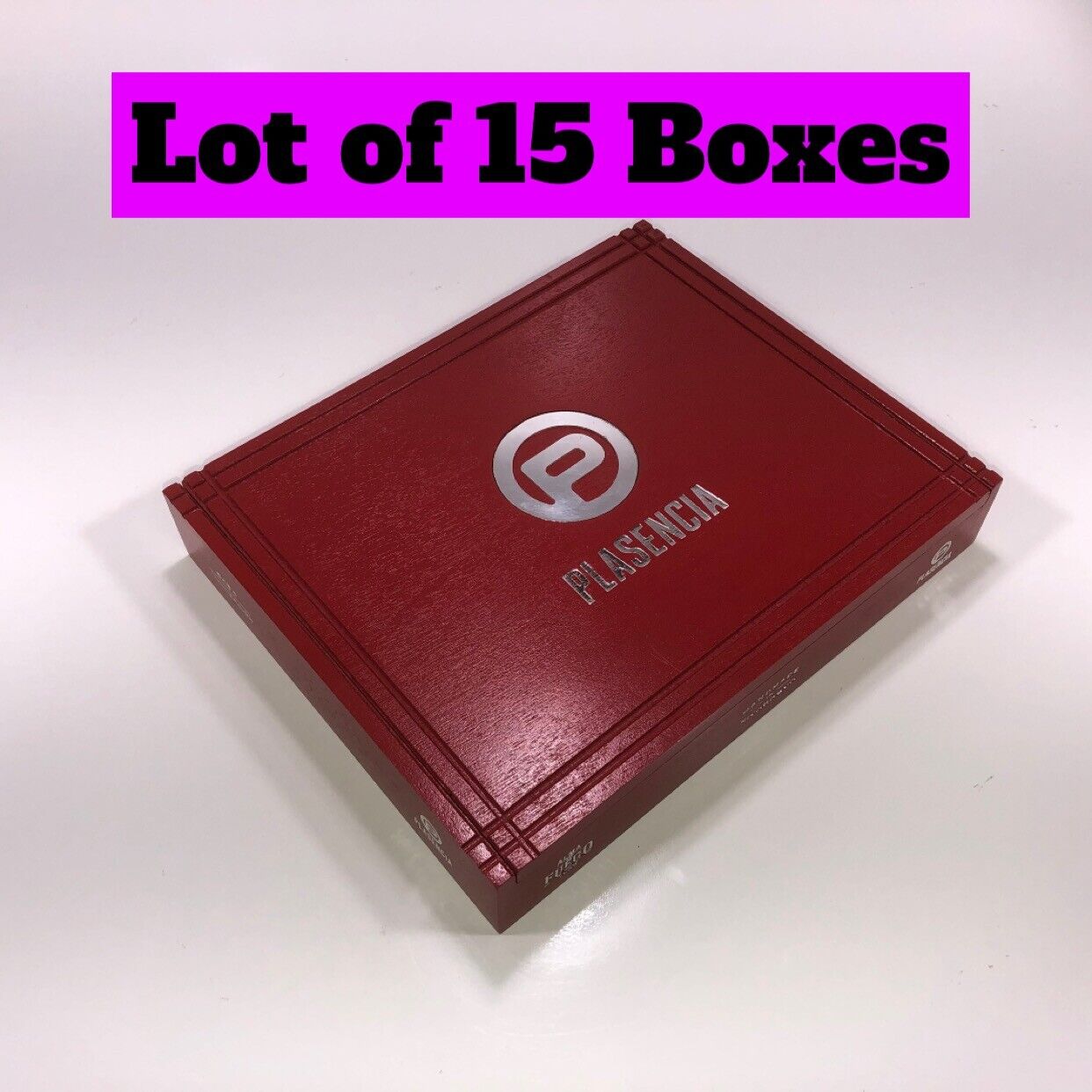 Lot of 15 Plasencia Concepcion Empty Wooden Cigar Boxes 10x8.25x1.5 E