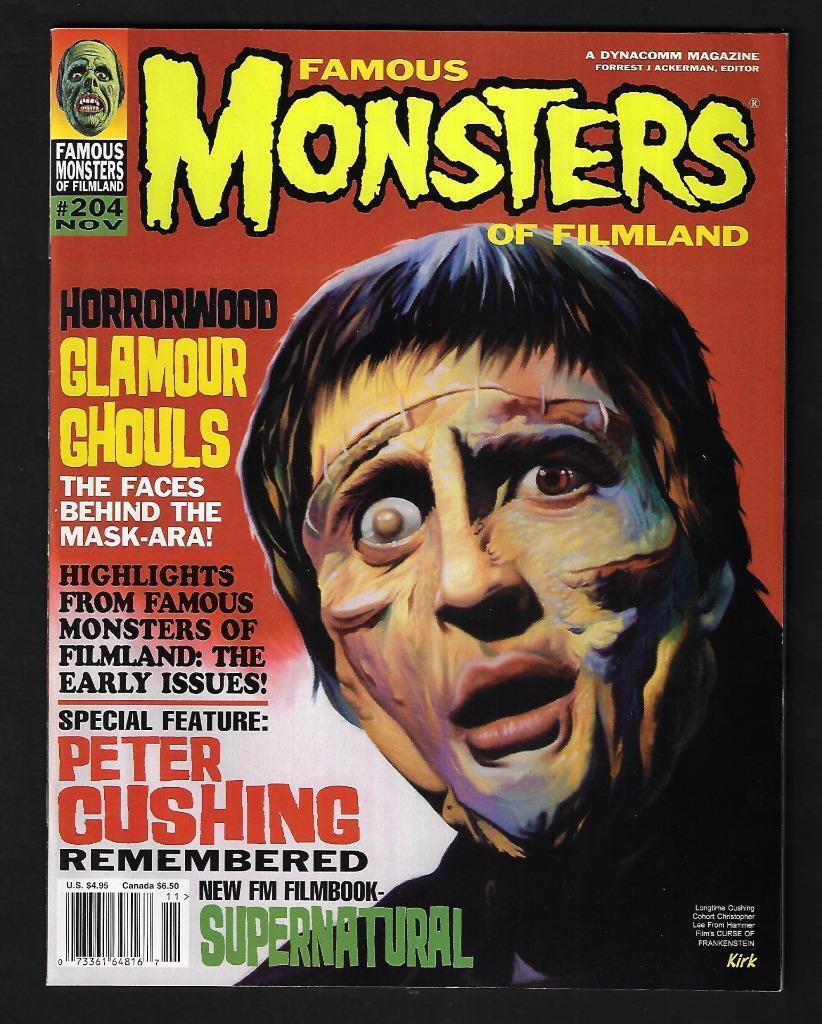 1994 Famous Monsters of Filmland, No. 204, Peter Cushing - MINT