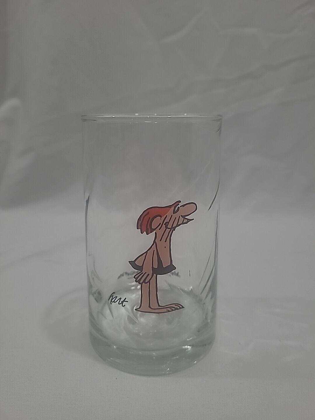 Vintage 1981 BC ICE AGE Collector Series Drinking Glass Caveman Stone Arby 