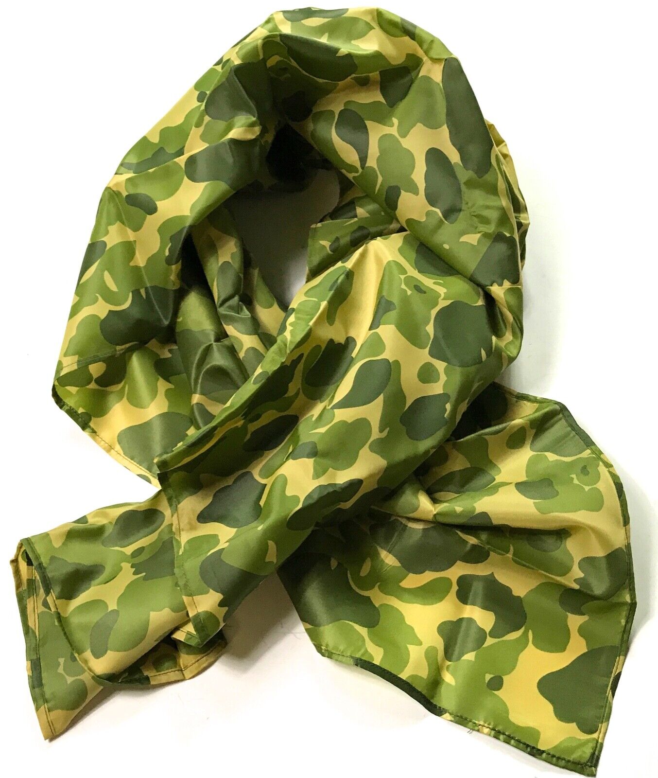 WWII US ARMY AIRBORNE PARATROOPER CAMO JUMP SCARF-LARGE
