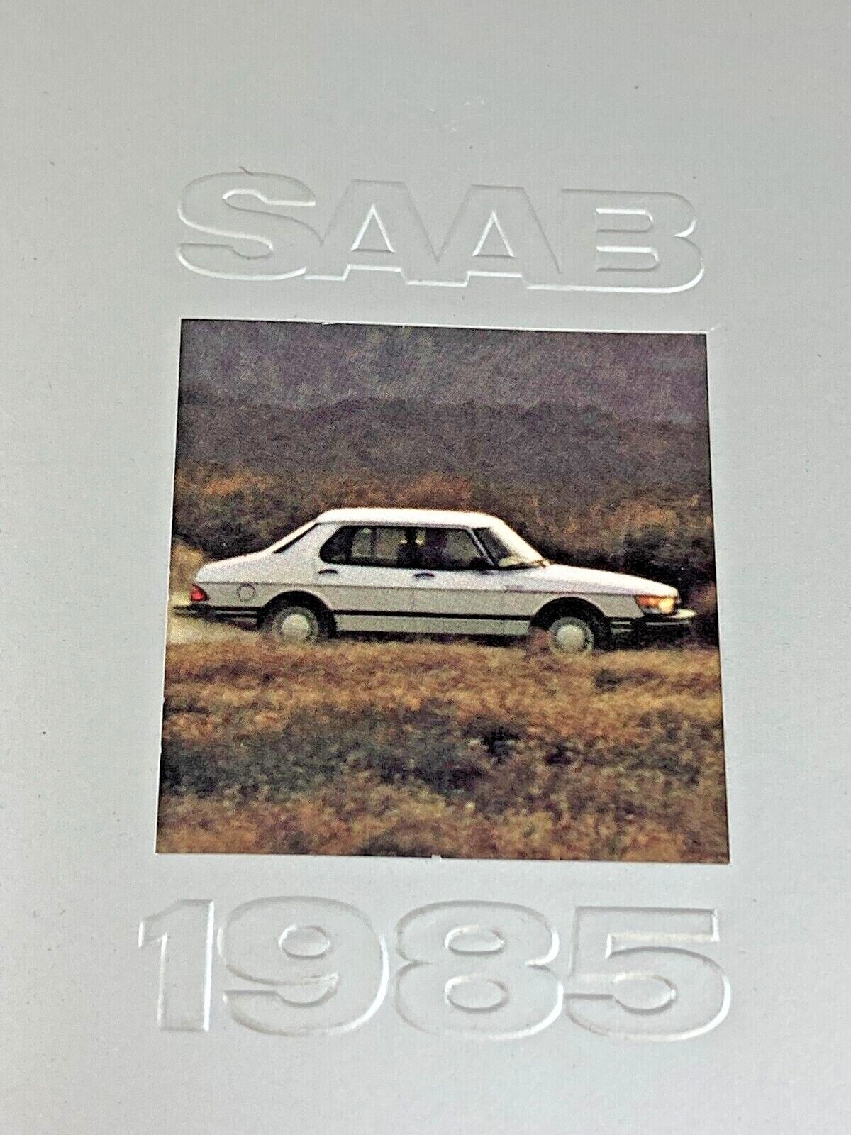1985 Saab ~ Sales Brochure ~ New Car Pamphlet ~ Nice Condition