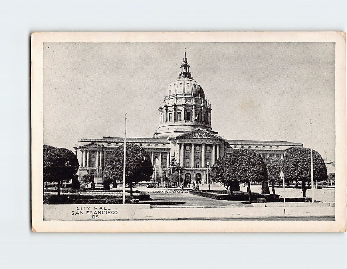 Postcard City Hall, San Francisco, California
