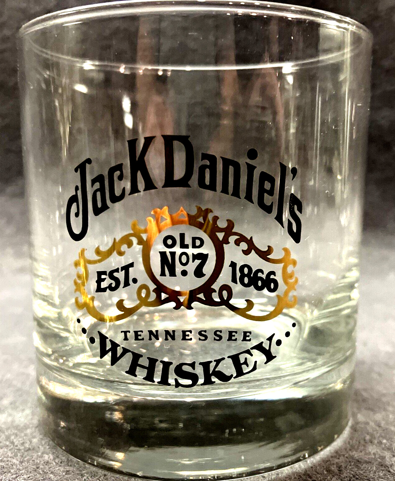 Jack Daniels Old No7 Historical Label Bundle 2 Whiskey Rock Glasses & 1 Sq Shot