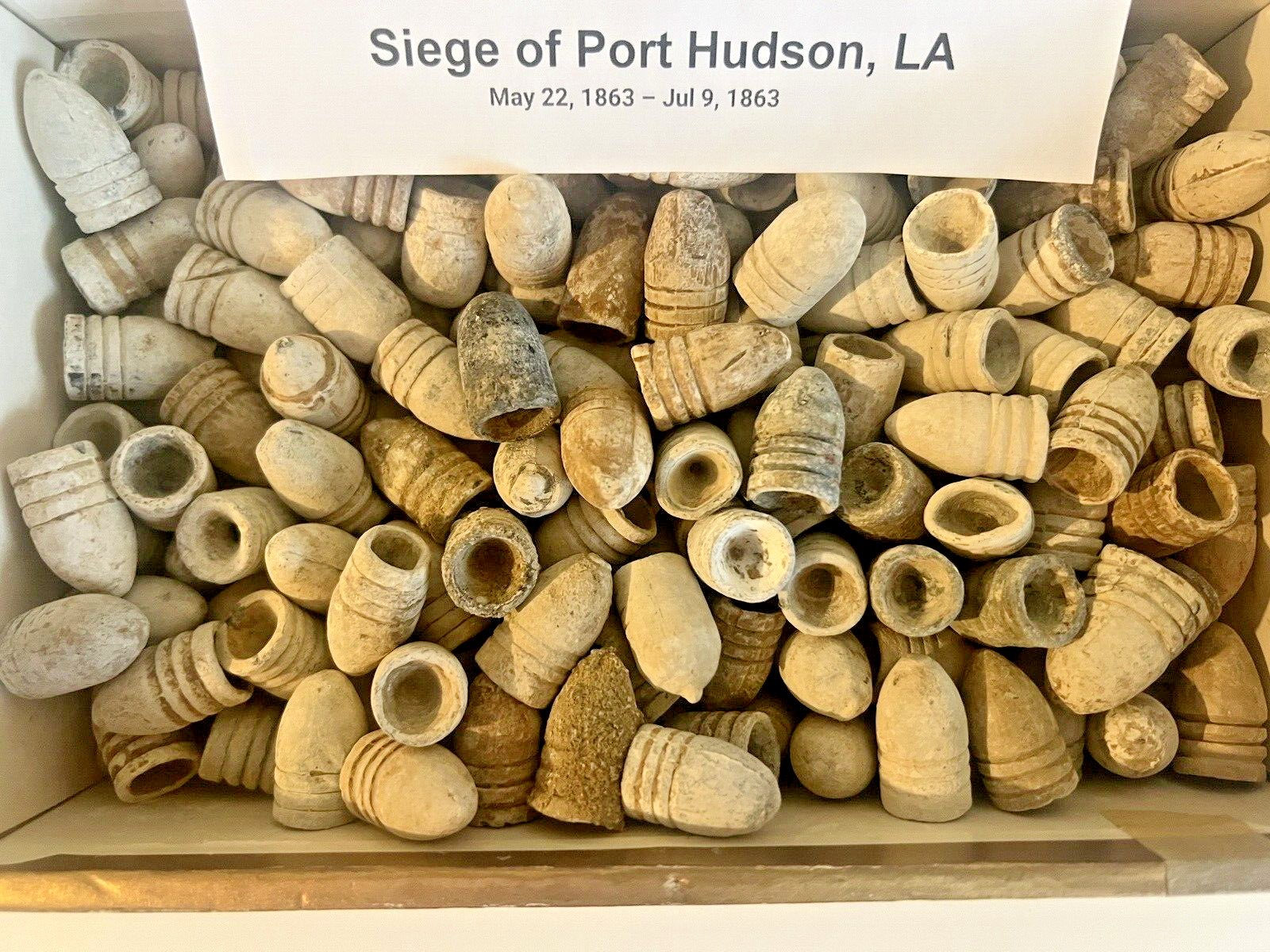 Old (1) Rare Vintage Antique Civil War Relic Miniball Port Hudson Louisiana