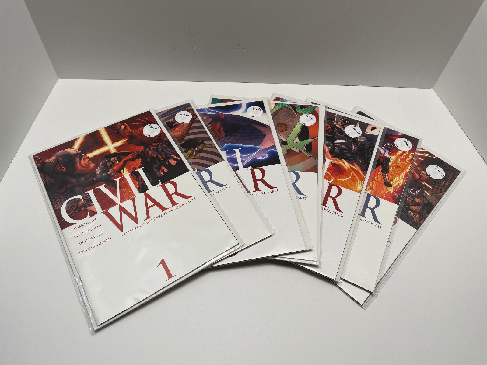 Civil War A Marvel Comics Event in Seven Parts Complete Set #1 #2 #3 #4 #5 #6 #7