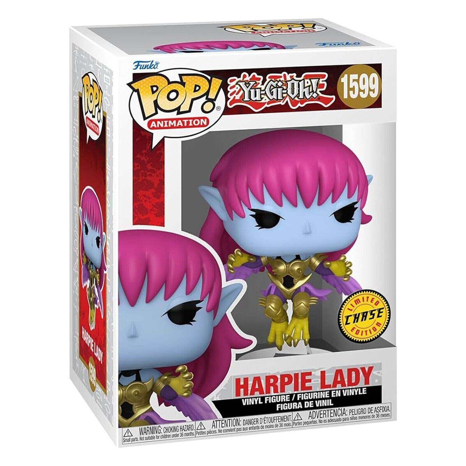 Funko POP Yu-Gi-Oh Harpie Lady CHASE Vinyl - NEW in Protector
