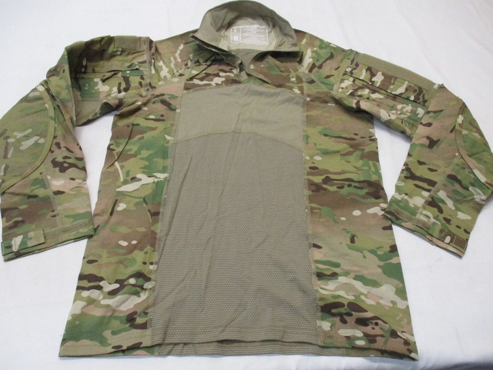 ACS Army Combat Shirt Large Multicam OCP Flame Resistant Army USGI NWOT 1/4 ZIPP