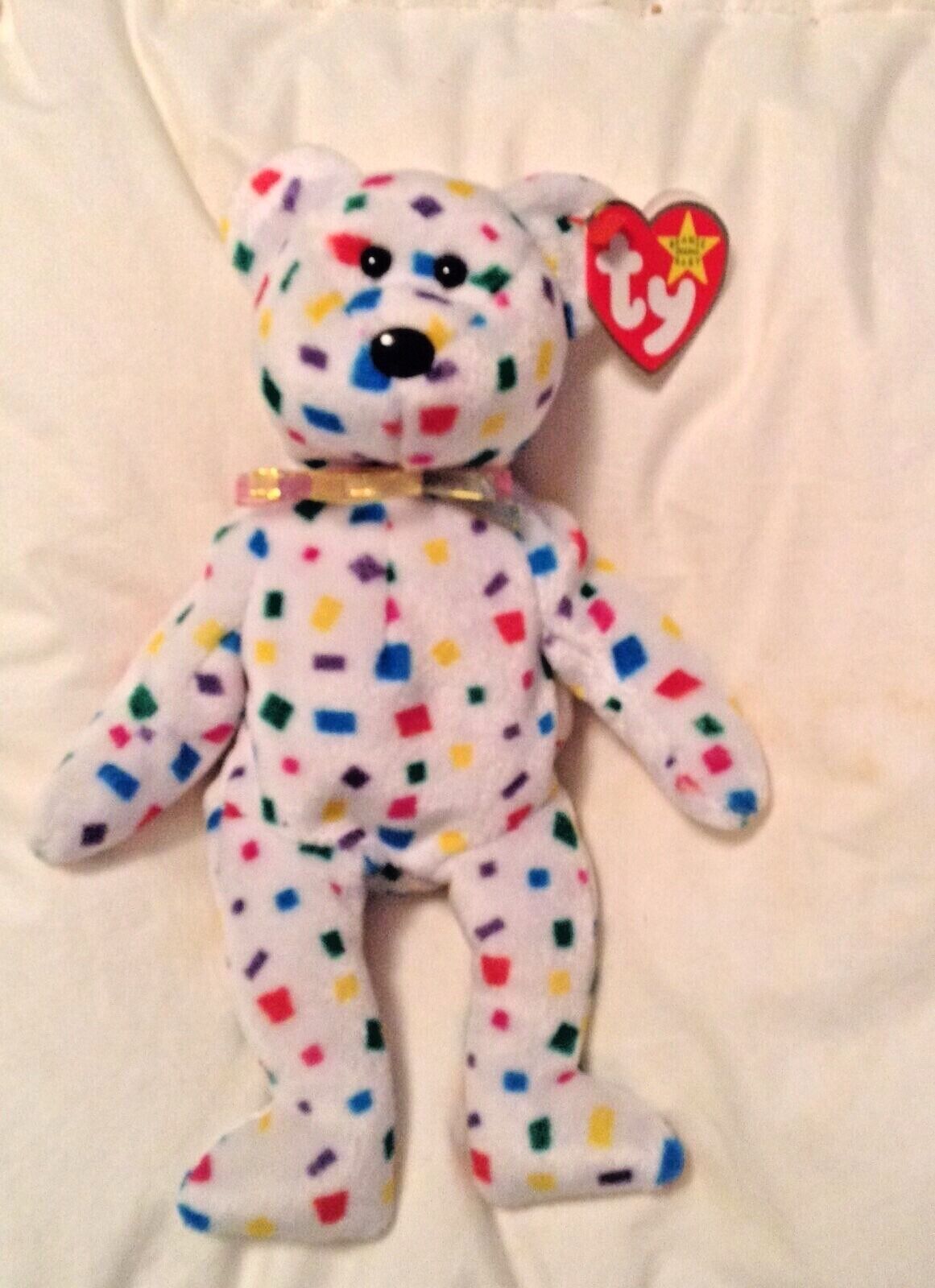 NWT RARE TY Beanie Baby TY 2K Bear MINT Condition Collectible RARE Tush Tag