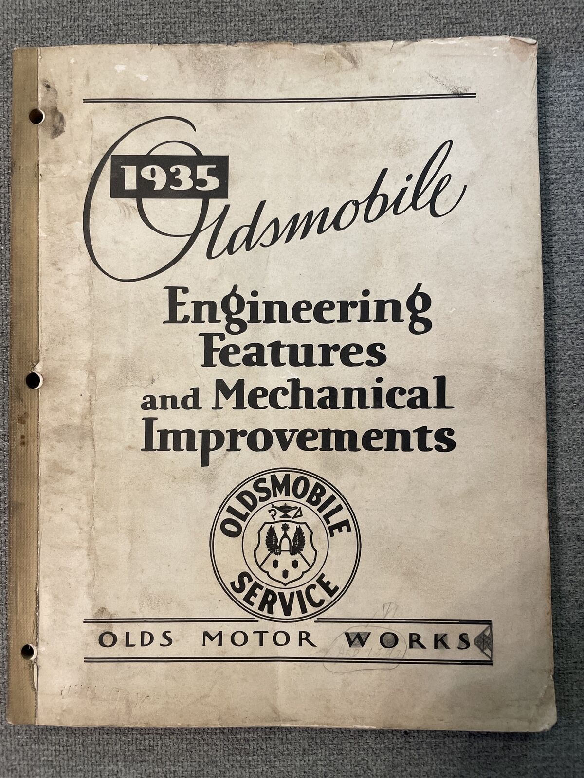 Rare - Original 1935 Oldsmobile Engineering Features & Mechanical Improvements