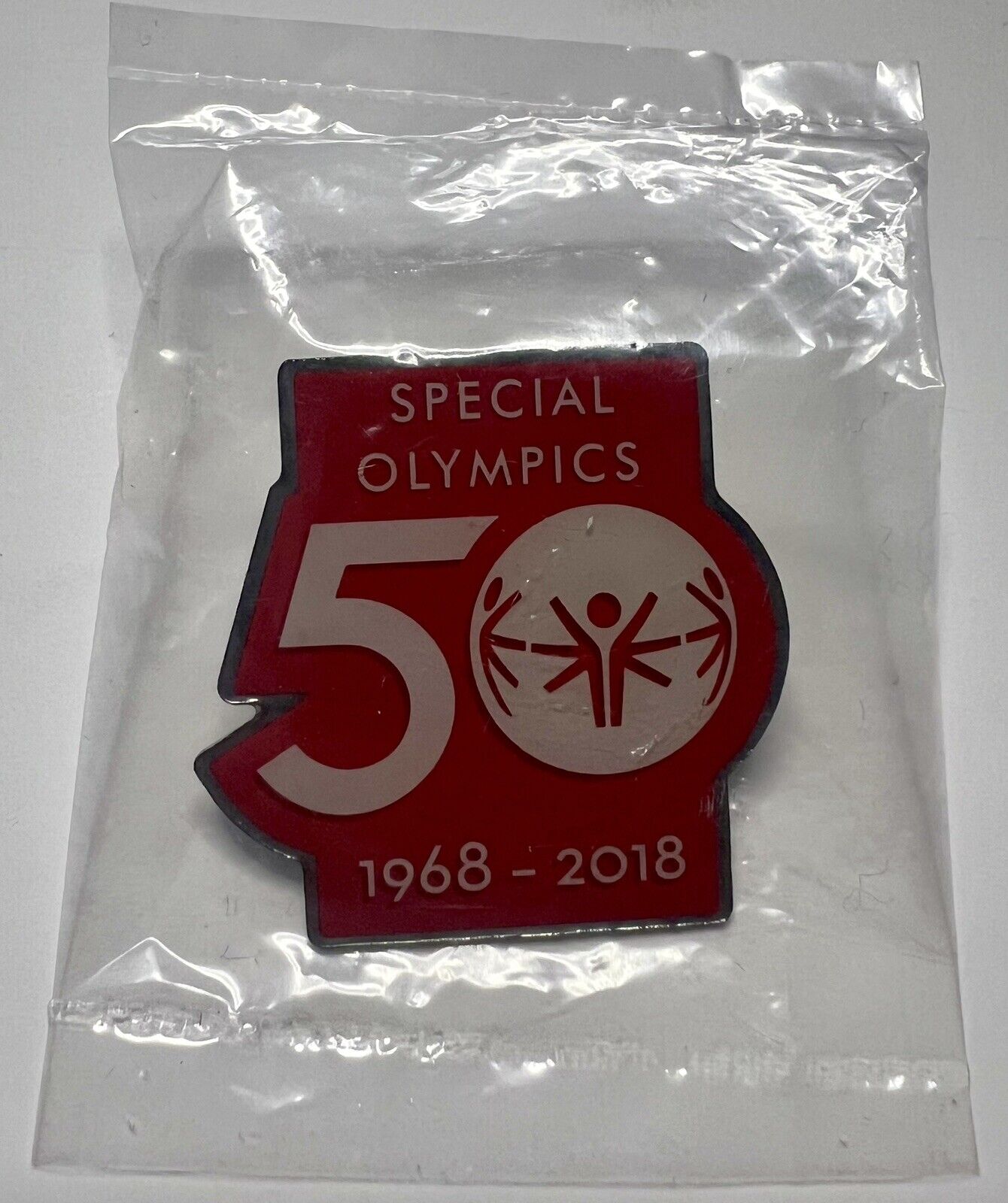2018 Special Olympics 50th Anniversary Souvenir Enamel Pin - NEW