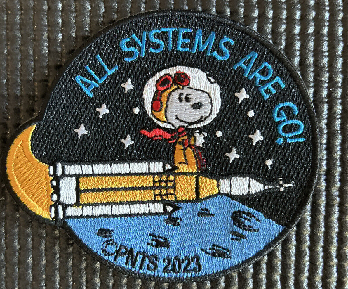 NASA ALL SYSTEMS ARE GO MOON MISSION 2023 SPACE PATCH - ARTEMIS PROGRAM - 3.5”
