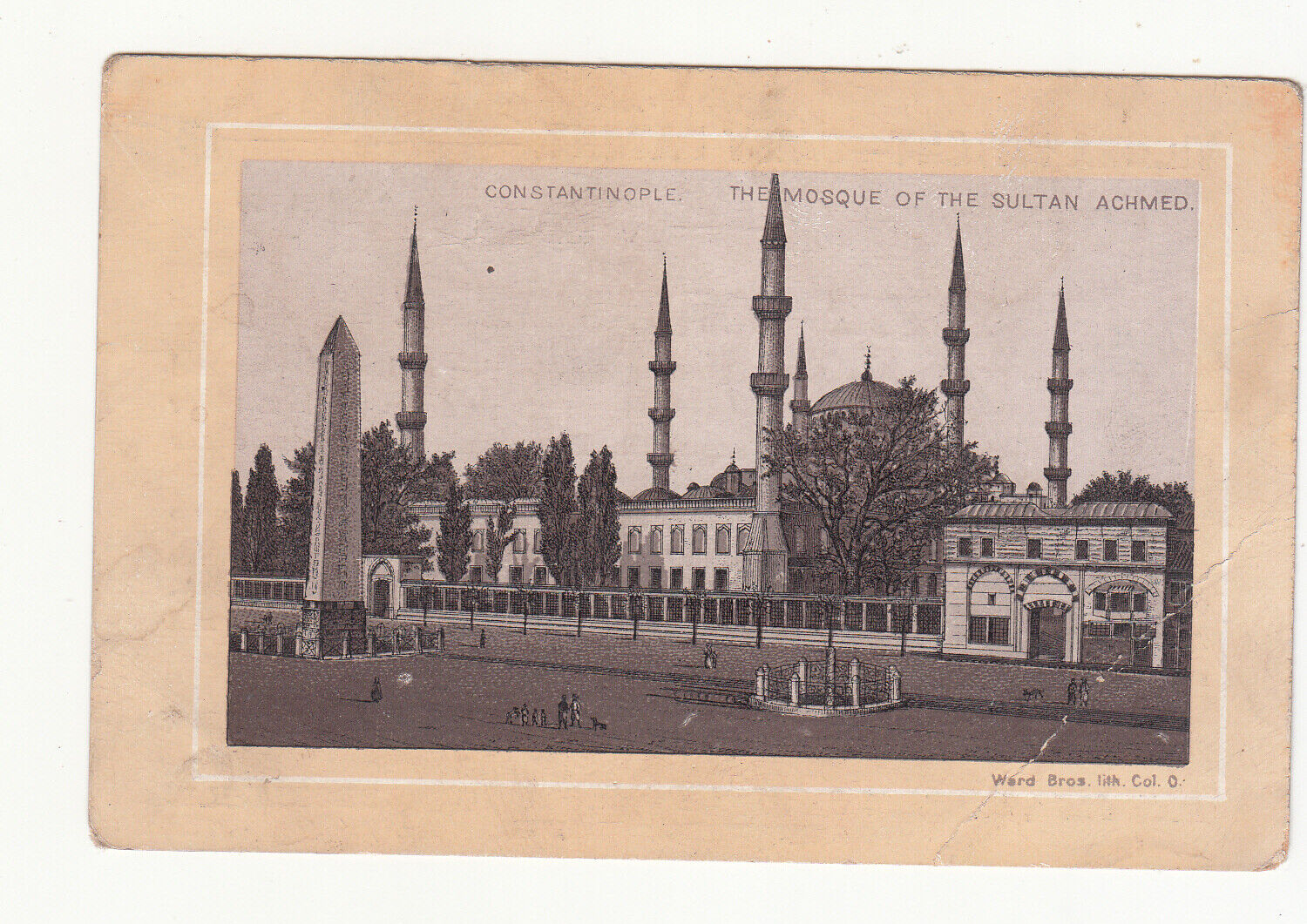Vienna Roller Mills Donmeyer Gardner Gates Peoria IL Constantinople Card c1880s