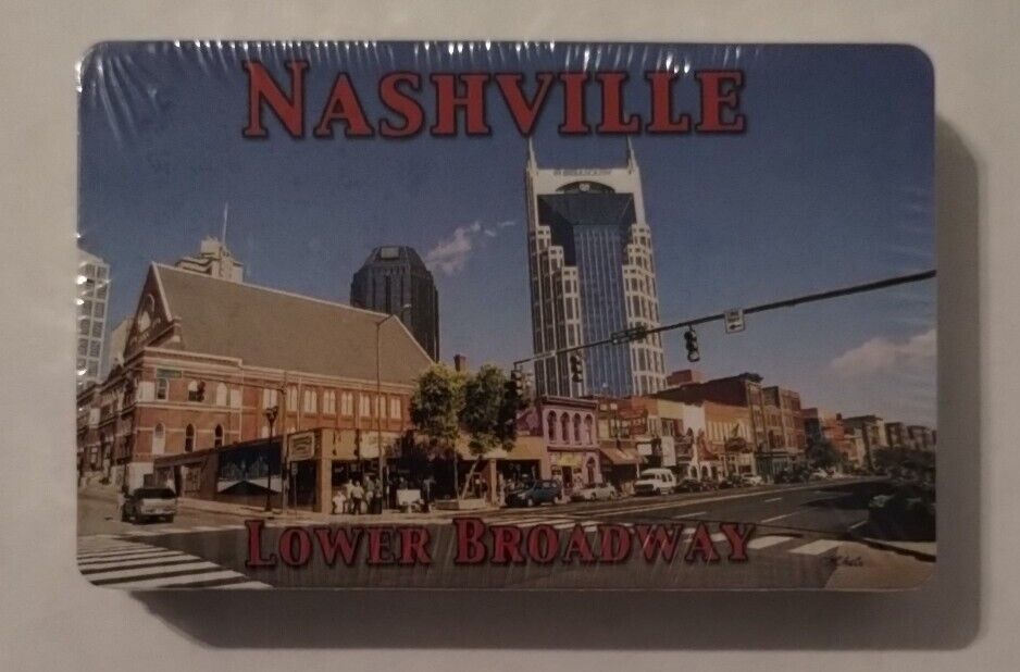 Lower Broadway Nashville Tennessee Playing Cards - Souvenir SEALED Deck w/ case