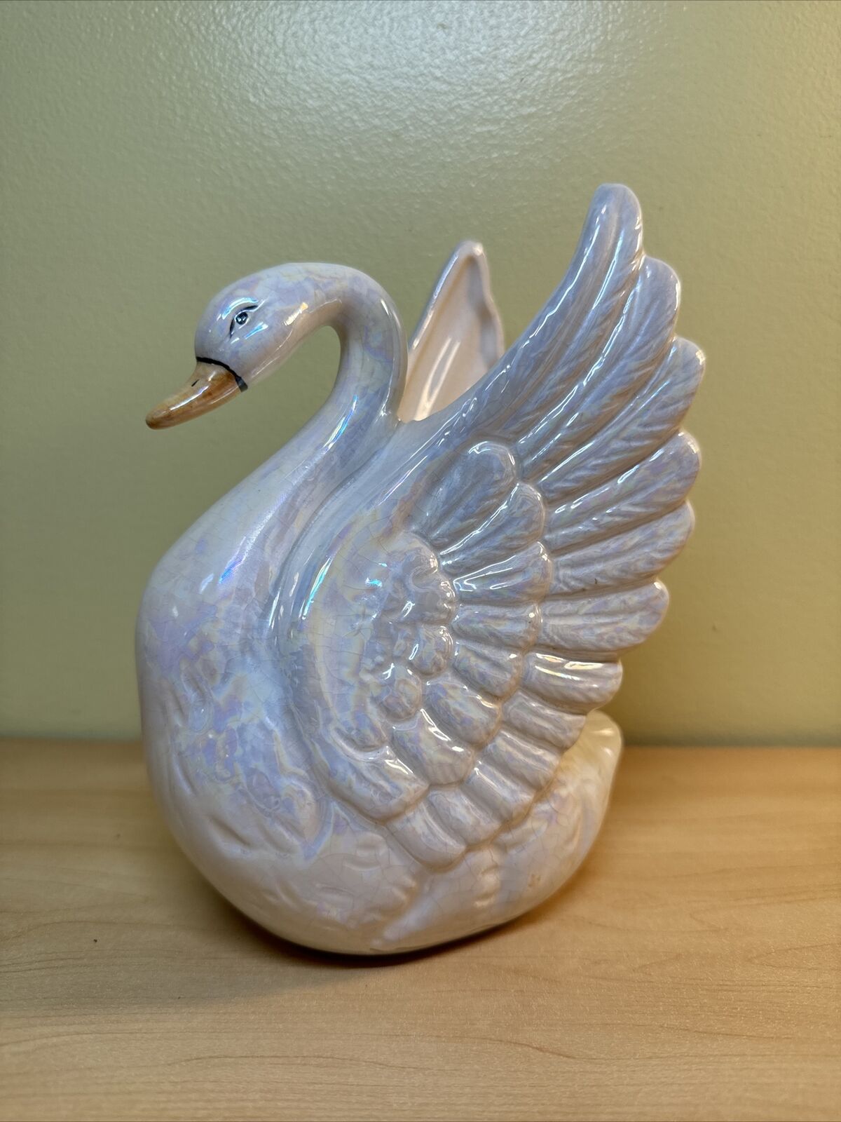 Vintage Ceramic Swan Planter