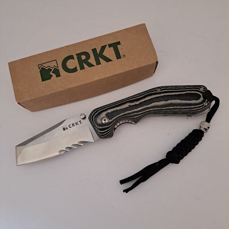 CRKT Razel Folding Knife Serrated Blade