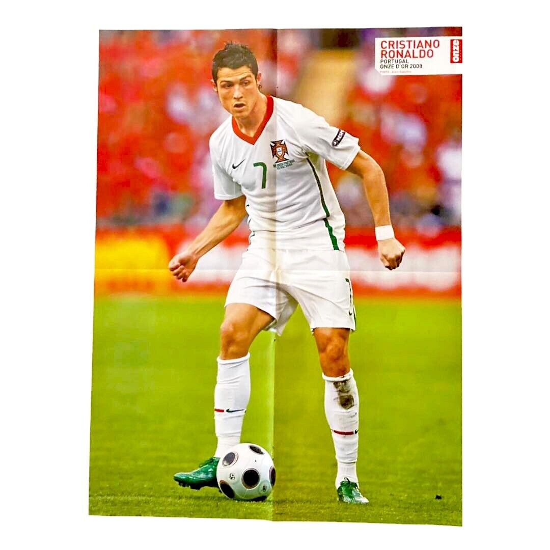 2010 Cristiano Ronaldo Football Portugal Poster Antique 
