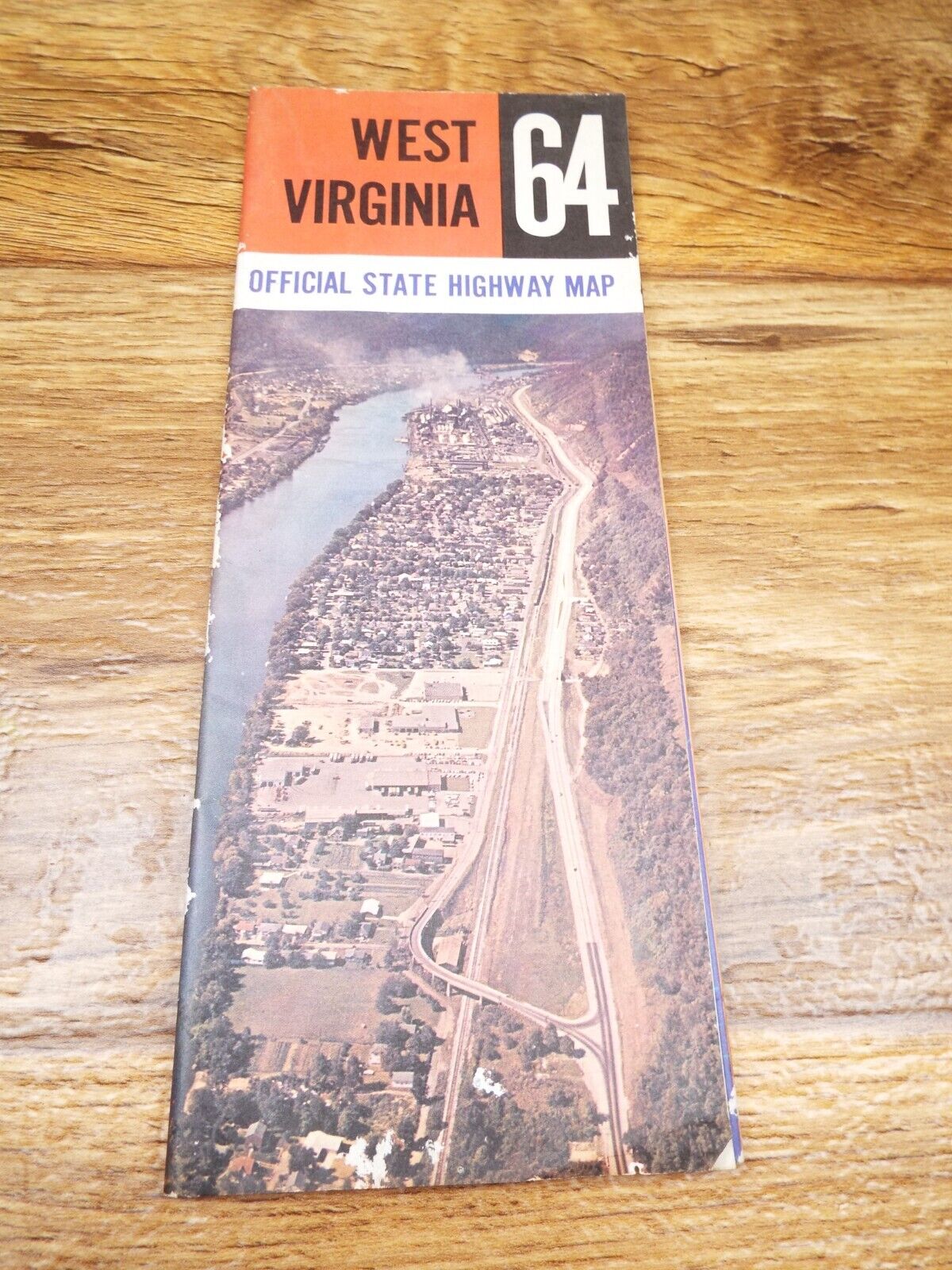 Vintage 1964 West Virginia Official Road Map – State Highway Department