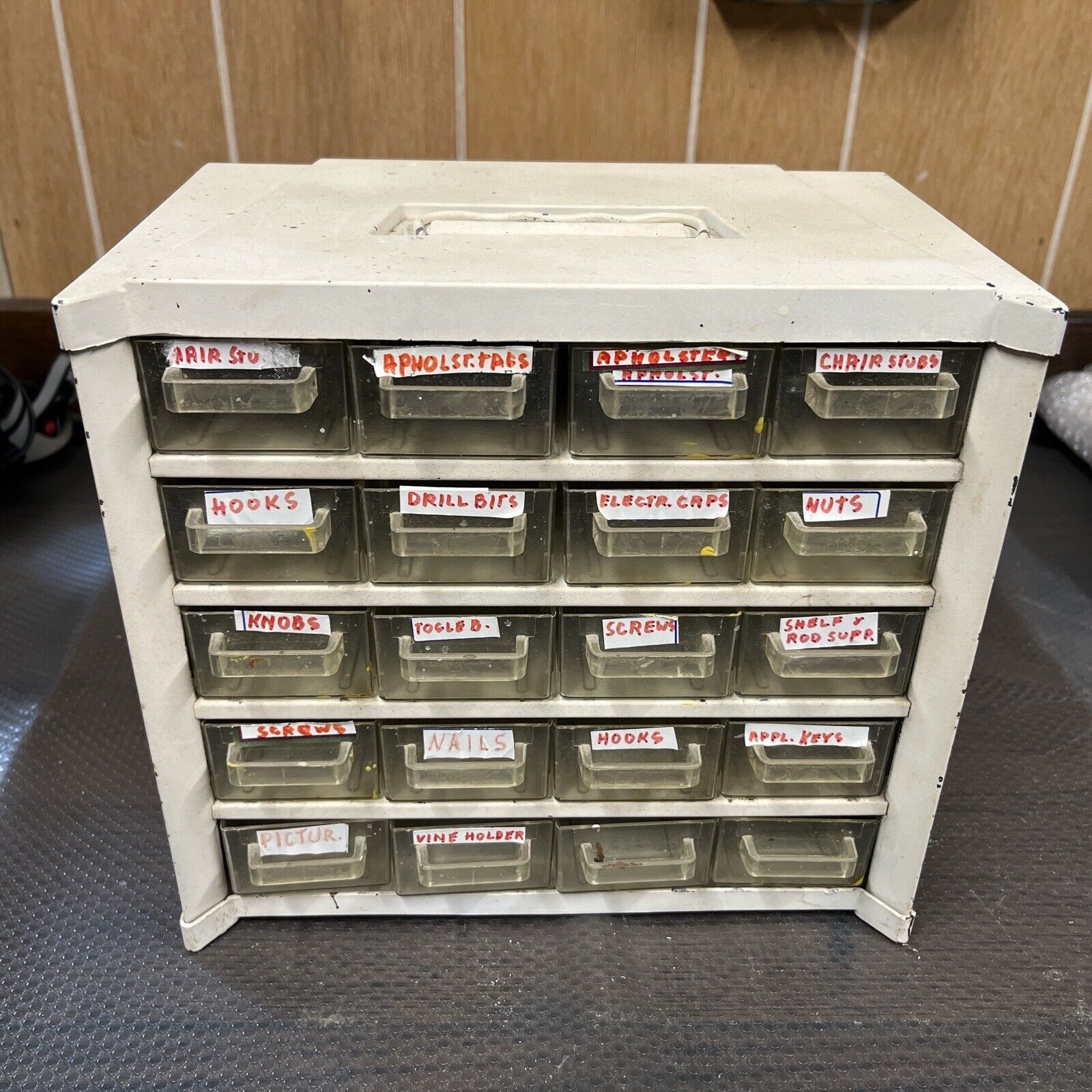 Vintage 20 Drawer Small Parts Cabinet