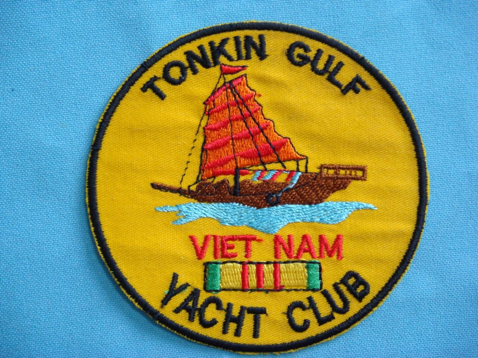 VIETNAM WAR PATCH, US 7th FLEET TONKIN GULF YACHT CLUB
