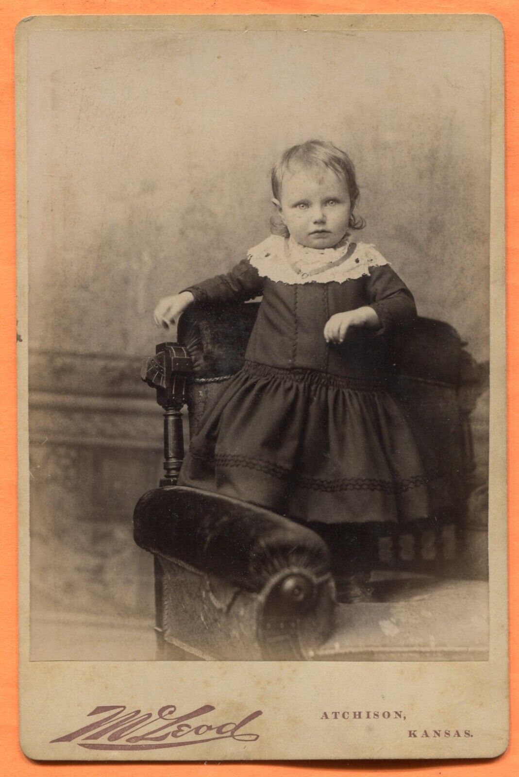 Atchison, KS, Portrait of a Toddler, by McLeod, circa 1880s