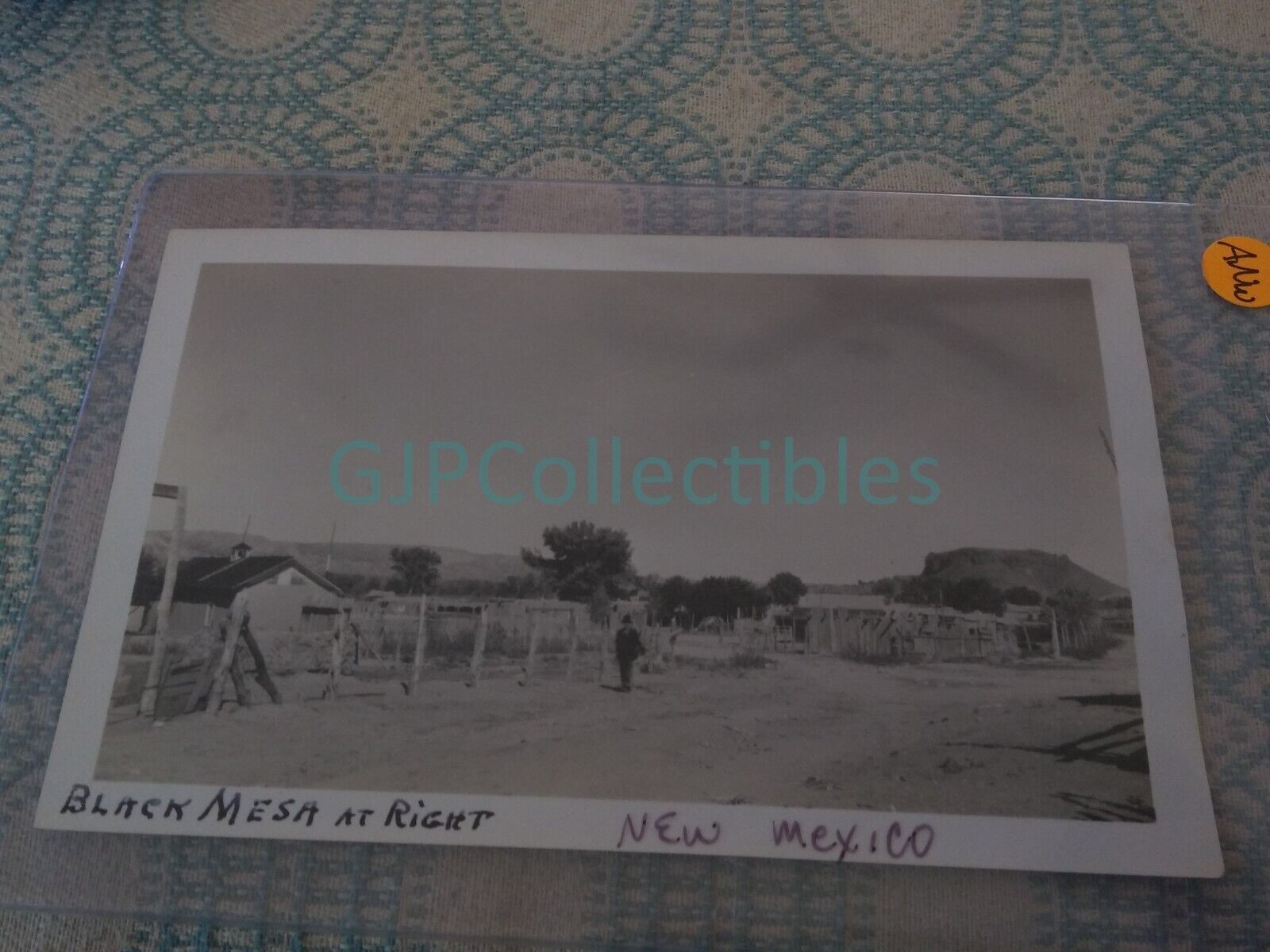 ANW VINTAGE PHOTOGRAPH Spencer Lionel Adams BLACK MESA AT RIGHT NEW MEXICO